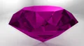 Pink ruby diamond gemstone gem stone spinning wedding background loop HD Footage