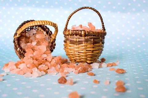 Pink salt Stock Photos