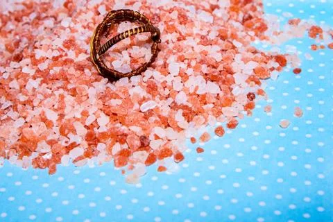 Pink salt Stock Photos