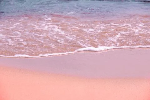 Pink Sand Beach Stock Photos