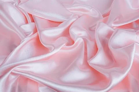 Pink satin Stock Photos