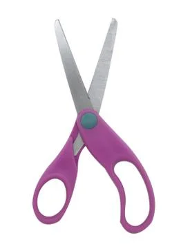 Pink scissors Stock Photos