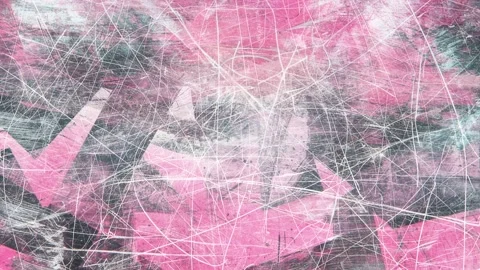 Pink Scribble Grunge Abstract Texture Overlay Seamless Loop 動画素材 327929019