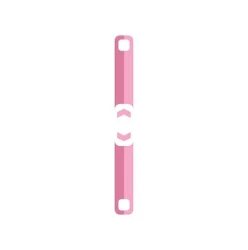 Pink scroll bar icon for user interface design Stock Illustration