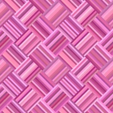 Pink seamless diagonal striped square mosaic pattern background 스톡 일러스트