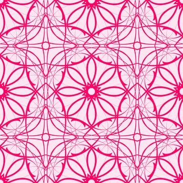 Pink seamless geometric pattern background Stock Illustration