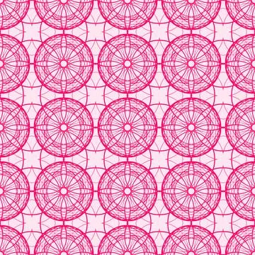 Pink seamless geometric pattern background Stock Illustration