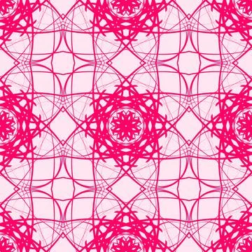 Pink seamless geometric pattern background Stock Illustration