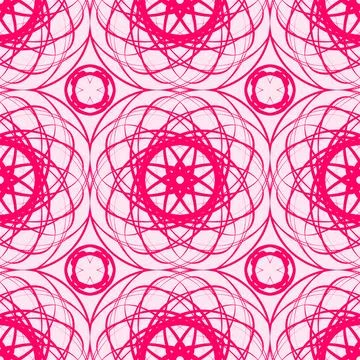 Pink seamless geometric pattern background Stock Illustration