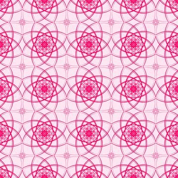 Pink seamless geometric pattern background Stock Illustration