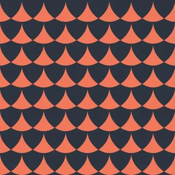 Pink seamless pattern geometric arch on dark background, elegant textile desi Stock Illustration