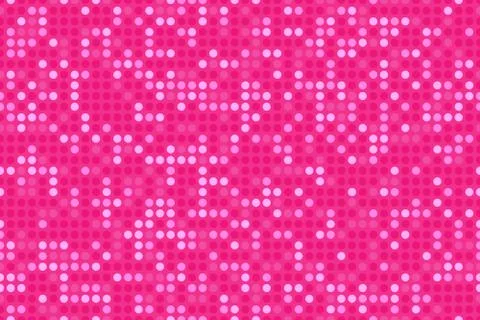 Pink seamless pattern with glitter effect. Cute background for valentine day Stock Illustration