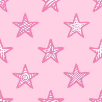 Pink seamless pattern Stock Illustration