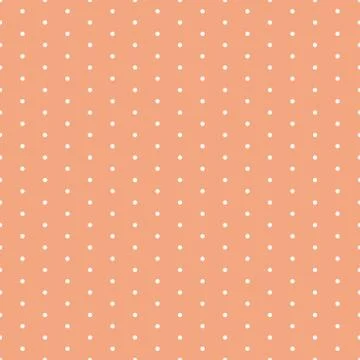 Pink seamless pattern with white dots Stock Illustration