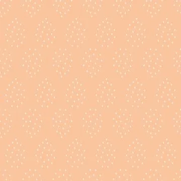 Pink seamless pattern with white dots Stock Illustration