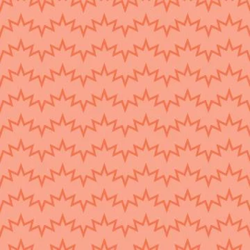Pink seamless pattern with zig zag lines Stock Illustration