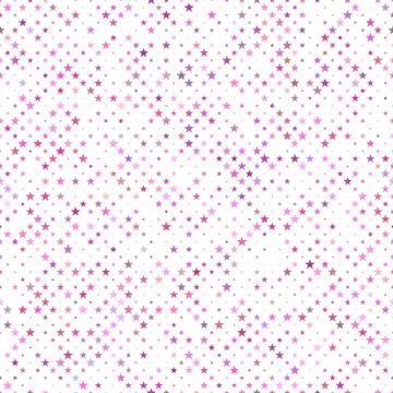 Pink seamless star pattern background - vector design 스톡 일러스트