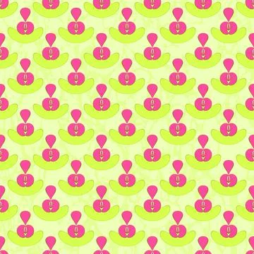 Pink semicircle Stock Illustration