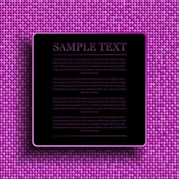 Pink sequin background. Square frame. Eps 10. Stock Illustration