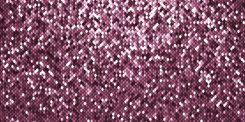 Pink sequins creating a shimmering and festive texture Stock Illustration