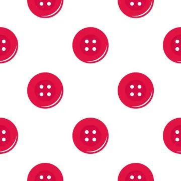 Pink sewing button pattern flat イラスト素材