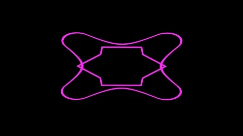 Pink Shapes Looping Full HD Stock Footage 105678591