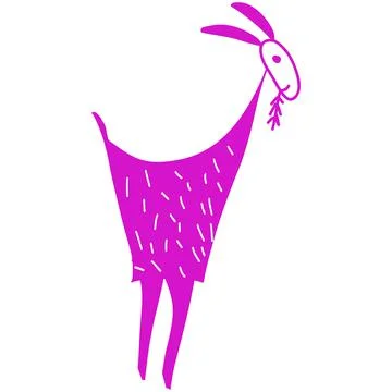 Pink sheep Stock Illustration