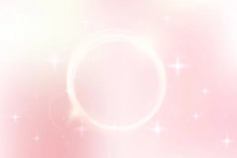 Pink shine background with frame flare and dream glitter gradient. Sparkle orb Stockillustratie