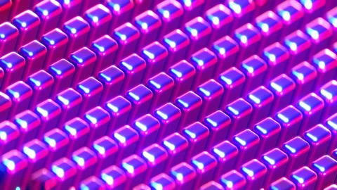 Pink shiny cubes Stock Footage 163355991