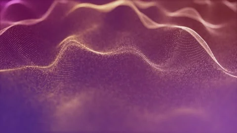 Pink shiny doted particles layers waving 스톡 동영상 257087197