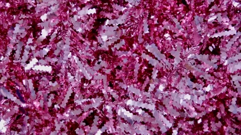 Pink shiny sparkling tinsel background Stock Footage 166294477
