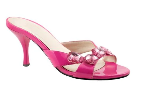 The pink shoe Stock Photos