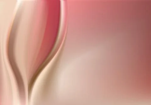 Pink silk abstract background with soft folds Illustrazione stock