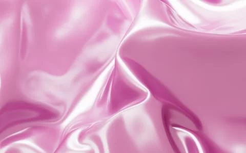 Pink silk background, 3d rendering. Stock Illustration