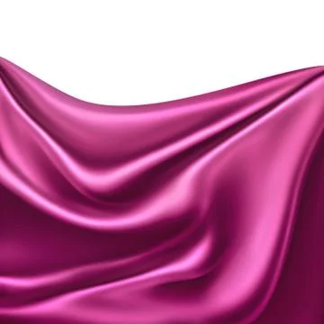 Pink silk Stock Illustration