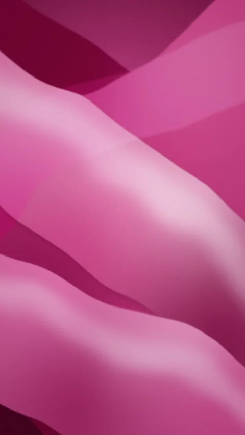 Pink silk loop motion graphic with smooth wave texture and soft glow Stock Footage 347060049