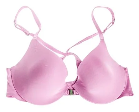 Pink simple bra Foto stock