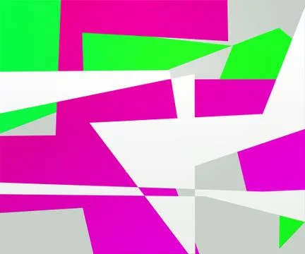 Pink simple shapes background Stock Illustration