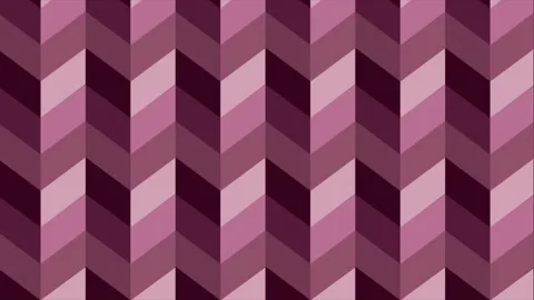 Pink simple zig-zag pattern seamless background moving downwards Video stock 272427301