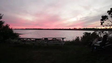 Pink Skies Stock Footage 40813416