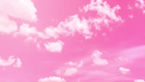 Pink sky clouds background Stock Footage 249162714