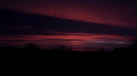 Pink sky Stock Footage 60057026