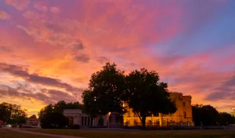 Pink sky Foto stock