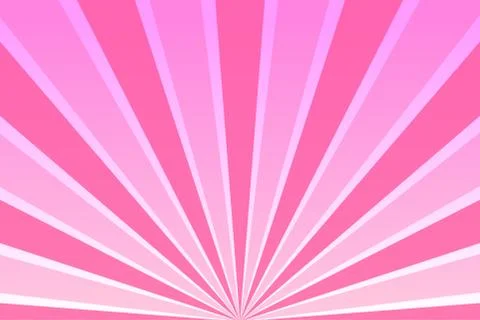 Pink sky with rays Stock Illustration