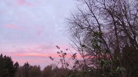 Pink Sky Time lapse  Stock Footage 62307532