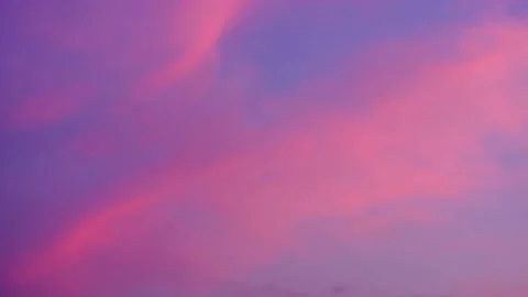 Pink sky,Evening Dusk cloud on Sunset,idyllic nature cloud,dramatic sunlight Stock Footage 157261755