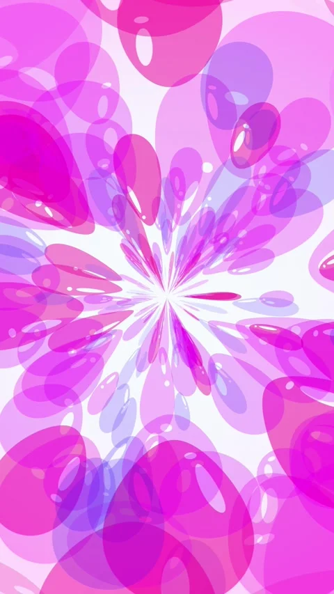 Pink slime animation loop Stock Footage 311904190