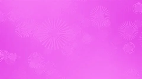 Pink slowly falling white flower pattern elegant natural background Stock Footage 307675043