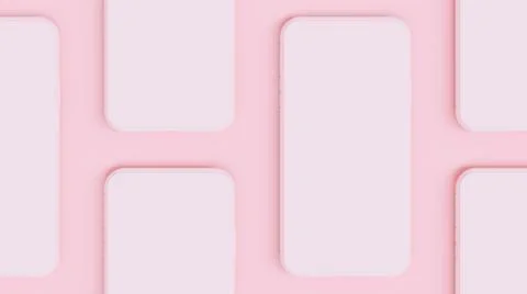 Pink smartphone. Stock Photos