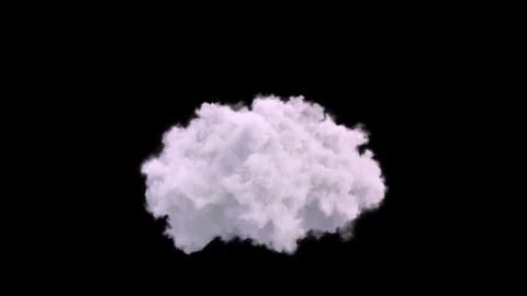 Pink smoke look like a clouds Video stock 125126579